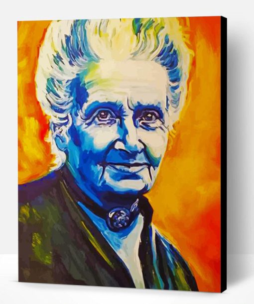 Maria Montessori Art Paint By Number