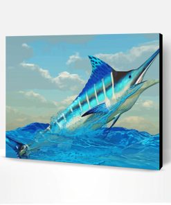 Marlin Fish Art Paint By Number