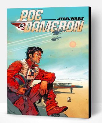 Marvel Poe Dameron Paint By Number