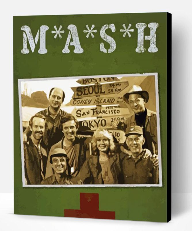 Mash Tv Show Poster Paint By Number