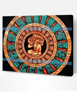 Mayan Calendar Art Paint By Number