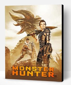 Monster Hunter Movie Poster Paint By Numbers
