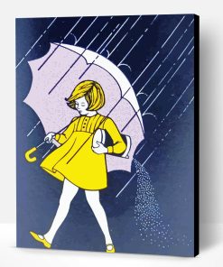 Morton Salt Girl Paint By Numbers