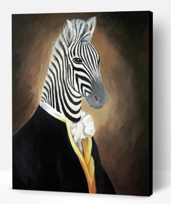 Mr Zebra Art Paint By Number