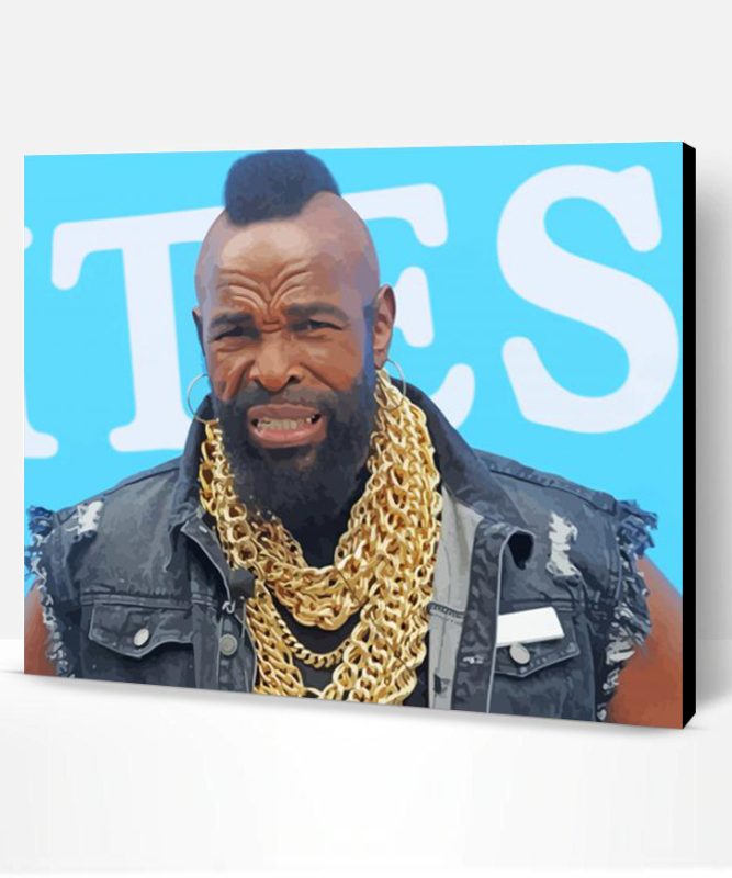 Mr T Wrestler Paint By Number