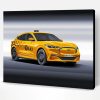 Mustang Ford Yellow Taxi Paint By Number