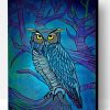 Mystic Blue Owl Art Paint By Numbers