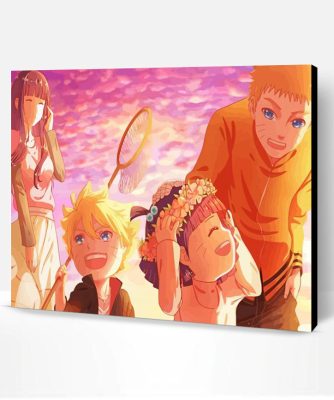 Naruto Und Hinata Family Paint By Number