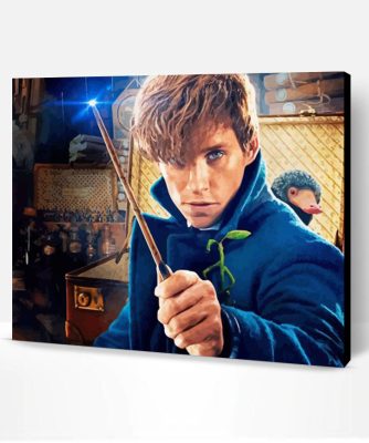 Newt Scamander Character Paint By Numbers