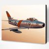 North American F86 Sabre Paint By Number