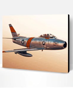 North American F86 Sabre Paint By Number