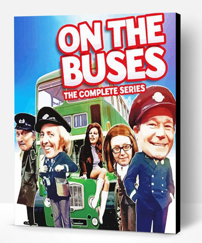 On The Buses Serie Poster Paint By Numbers