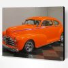 Orange 48 Chevy Fleetline Paint By Numbers
