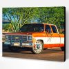 Orange Square Body Chevy Paint By Number