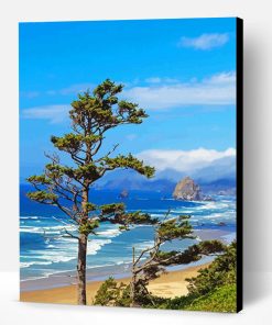 Oregon Coast Panoramic View Paint By Number