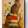 Owl Bird On Books Paint By Number