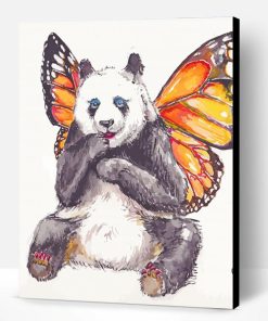 Panda With Wings Art Paint By Number