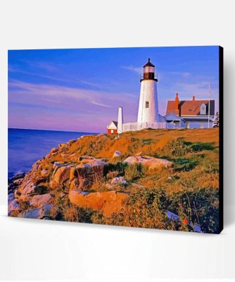 Pemaquid Point Light Paint By Number