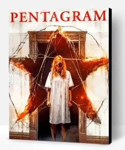 Pentagram Horror Movie Poster Paint By Numbers