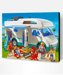 Playmobil Camping Time Paint By Number