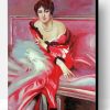 Portrait Of Madame Juillard In Red Giovanni Art Paint By Number