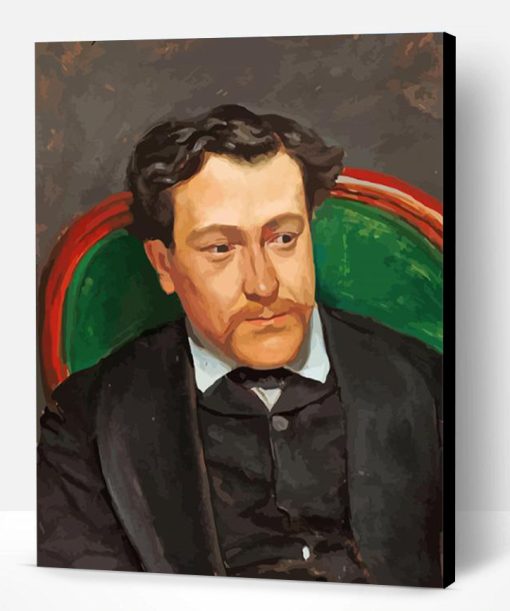 Portrait Of Edouard Blau By Frederic Bazille Paint By Number