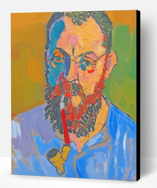 Portrait Of Matisse By Andre Derain Paint By Number