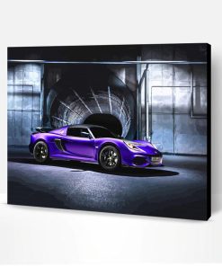 Purple Lotus Car Paint By Number