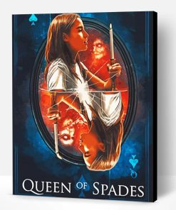 Queen Of Spades Horror Movie Paint By Number