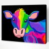 Rainbow Cow Paint By Numbers