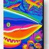 Rainbow Shark Art Paint By Numbers