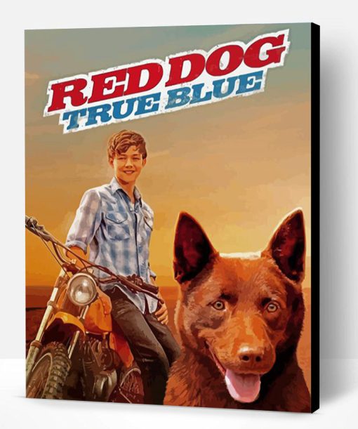 Red Dog Trus Blue Movie Paint By Number