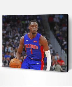 Reggie Jackson Basketball Player Paint By Number