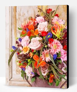Rich Colorful Flowers Paint By Number