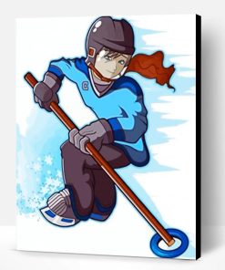 Ringette Player Art Paint By Numbers