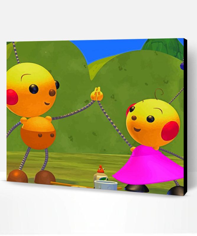 Rolie Polie Olie Characters Paint By Number
