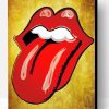 Rolling Stones Logo Paint By Numbers