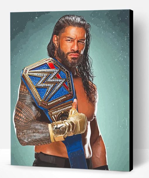 Roman Reigns Paint By Number