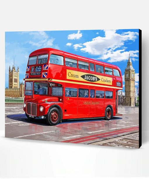 Routemaster Bus Paint By Number