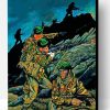 Royal Marines Soldiers At Night Paint By Number