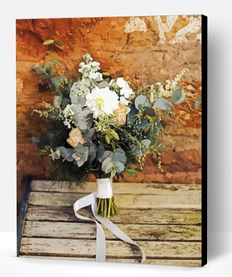 Rustic Flowers Bouquet Paint By Number