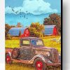 Rusty 1937 Ford Art Paint By Numbers