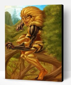 Sabretooth Marvel Paint By Number