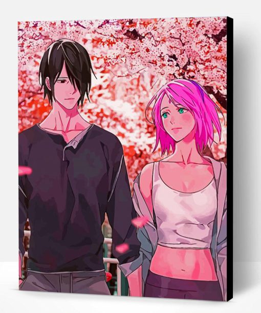 Sasuke X Sakura Anime Paint By Number