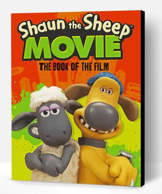 Shaun The Sheep Poster Paint By Number