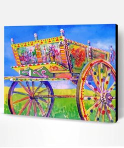 Sicilian Cart Art Paint By Numbers