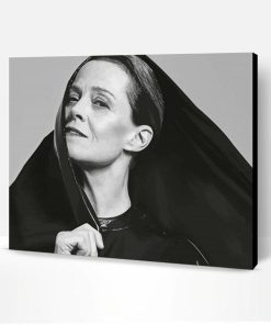 Sigourney Weaver With Scarf Paint By Number