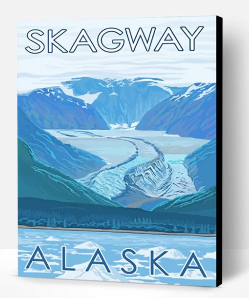 Skagway Alaska Poster Paint By Number