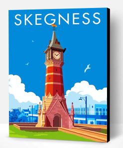 Skegness Poster Paint By Numbers