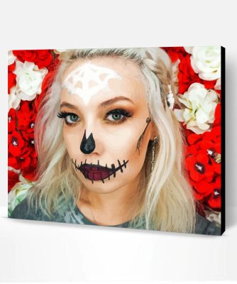 Skeleton Beauty Paint By Number